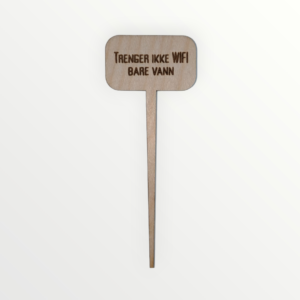 Trenger ikke WIFI, bare vann